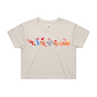 Women's Christmas shirt - Aussie animals Thumbnail
