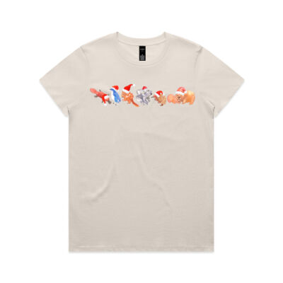 Women's Christmas shirt - Aussie animals Thumbnail